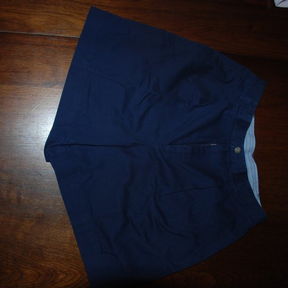 Liz Clairborne Navy Walking Shorts - Picture 3 of 5